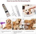 Rechargeable 2-Speed Dog Clippers Grooming Kit