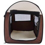 Pawhut Folding Soft Pet Crate for Travel