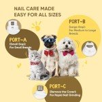 Quiet 2-Speed Dog Nail Grinder and Clippers