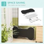 Adjustable Foldable Dog Grooming Table with Sling