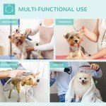 Adjustable Foldable Dog Grooming Table with Sling