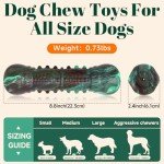 Indestructible Dog Chew Toy with Squeaker