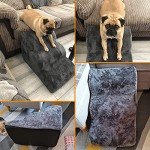 Bounabay 3-Step Pet Stairs for Dogs and Cats