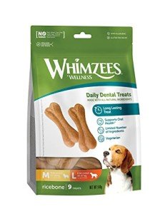 WHIMZEES Rice Bone Dental Chews for Dogs
