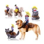 KINGBOO Christmas Cowboy Dog & Cat Costumes