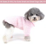 Cozy Pink Fleece Jacket for Small Dogs