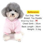 Cozy Pink Fleece Jacket for Small Dogs