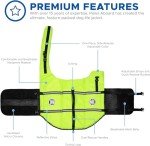 Paws Abroad Dog Life Jacket - Neon Yellow Large