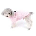 Cozy Pink Fleece Jacket for Small Dogs