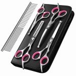 Pawaboo 5-Pack Dog Grooming Scissors Set