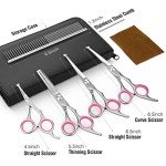 Pawaboo 5-Pack Dog Grooming Scissors Set