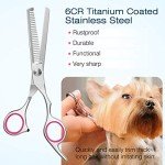 Pawaboo 5-Pack Dog Grooming Scissors Set