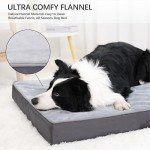 Large Washable Orthopedic Dog Bed with Waterproof Cover