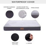 Large Washable Orthopedic Dog Bed with Waterproof Cover