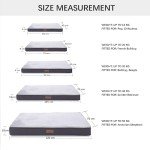 Large Washable Orthopedic Dog Bed with Waterproof Cover