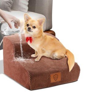 Masthome 2-Step Dog Stairs for Easy Access
