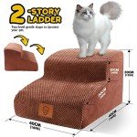Masthome 2-Step Dog Stairs for Easy Access