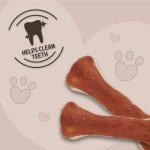 Rosewood Chewy Duck Bone Dog Treat - Large