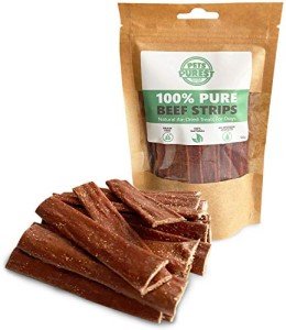 Natural Beef Strips Dog Treats - 100g