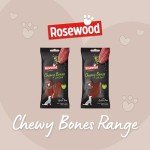 Rosewood Chewy Duck Bone Dog Treat - Large