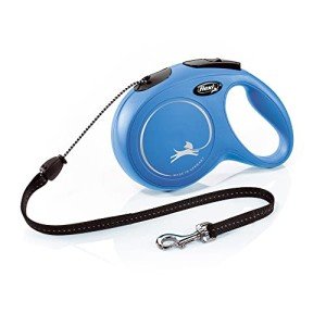 Blue Medium 8m Retractable Dog Leash for Dogs