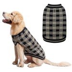 Classic Plaid Dog Sweater for Cold Weather