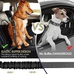 SlowTon Adjustable Dog Seat Belt with Anti-Shock Buffer