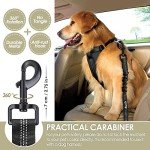 SlowTon Adjustable Dog Seat Belt with Anti-Shock Buffer