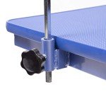 Portable Height-Adjustable Dog Grooming Table - Blue
