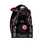 Retractable Flexi Classic Tape Dog Leash, 8m