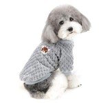 Cozy Fleece Puppy Sweater for Cold Weather