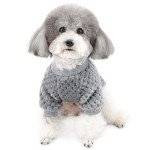 Cozy Fleece Puppy Sweater for Cold Weather
