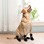 2 Pairs Anti-Slip Dog Socks with Adjustable Straps