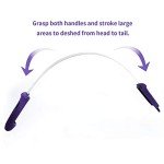 Dual-Sided Shedding Blade for All Dogs - Purple