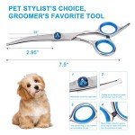Safety Round Tip Dog Grooming Scissors Set