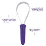 Dual-Sided Shedding Blade for All Dogs - Purple