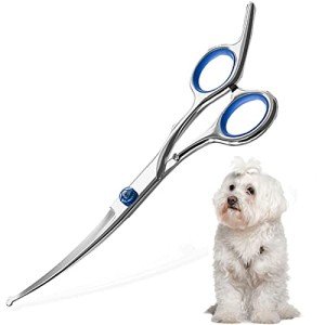 Jiasoval 6" Curved Dog Grooming Scissors Set
