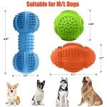 LUKITO Indestructible Dog Chew Toys – 3 Pack