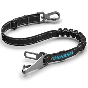 IOKHEIRA Dog Seat Belt and Harness for Cars