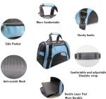 Blue Pet Carrier Bag for Small Dogs and Cats