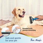 Fur Magic 2-in-1 Dog Grooming Brush Tool
