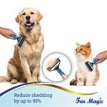 Fur Magic 2-in-1 Dog Grooming Brush Tool