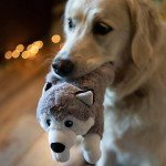 Petface Planet Hitty Plush Husky Dog Toy