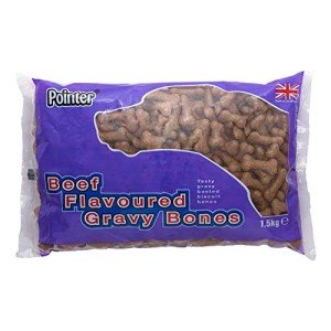 Beefy Gravy Bones Dog Treats - 1.5kg