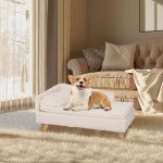 Bingopaw L-Shaped Dog Sofa with Plush Cushion
