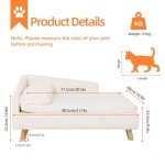 Bingopaw L-Shaped Dog Sofa with Plush Cushion