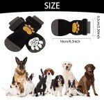 Anti-Slip Dog Socks with Waterproof Rubber Bottoms