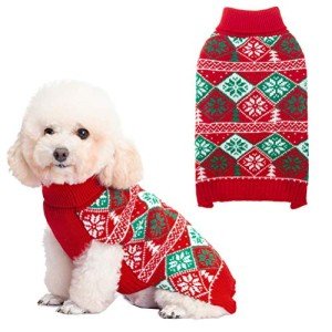 KOOLTAIL Soft Turtleneck Dog Sweater Coat