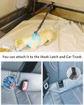 AUBELL Reflective Bungee Dog Seat Belt for Cars
