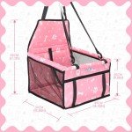 Nobleza Waterproof Dog Booster Seat for Travel